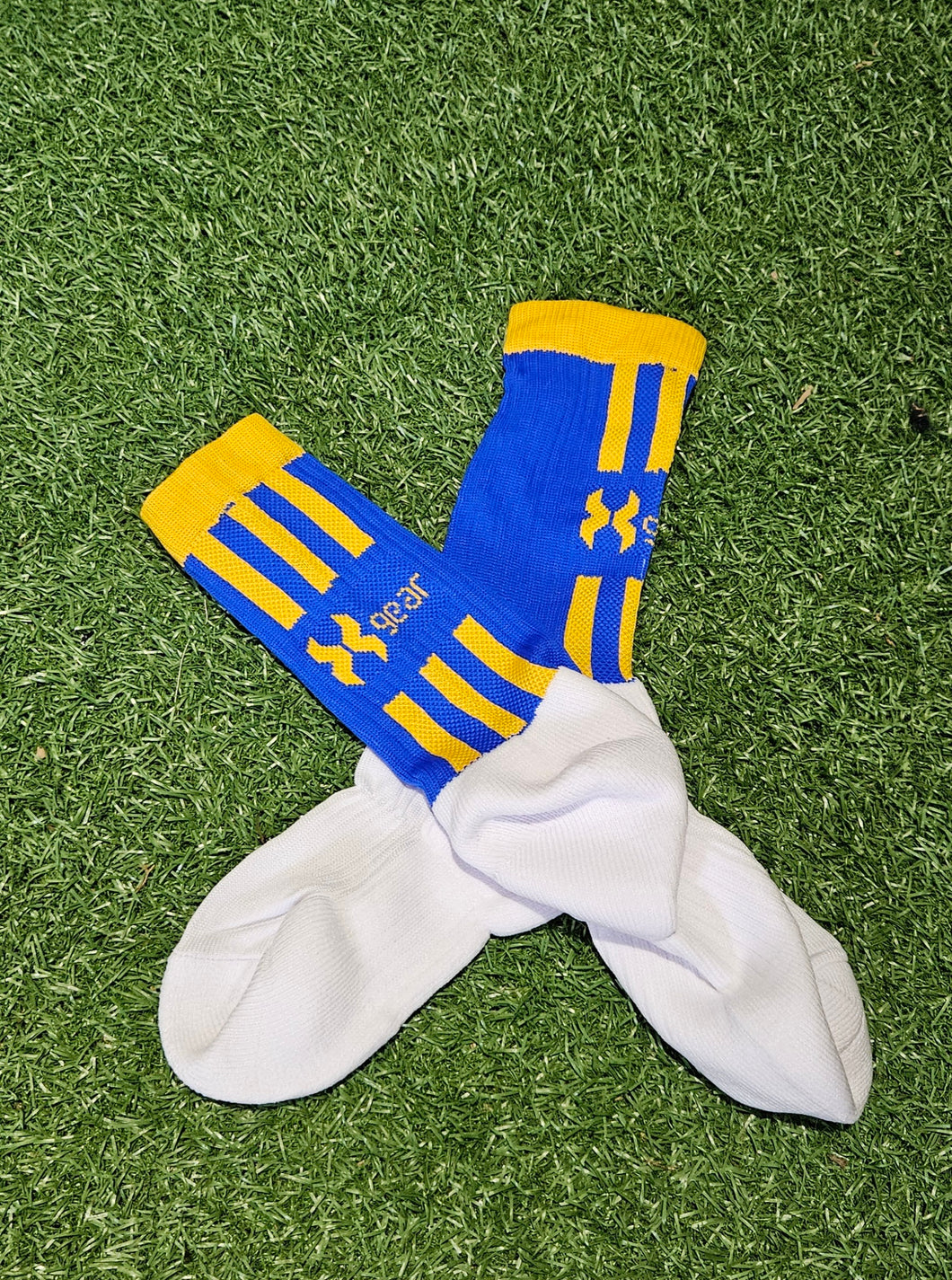 Socks - Blue and Gold