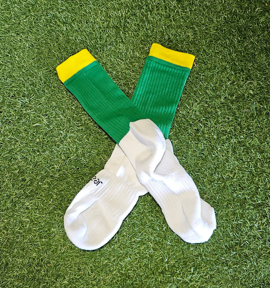 Socks - Green and Yellow